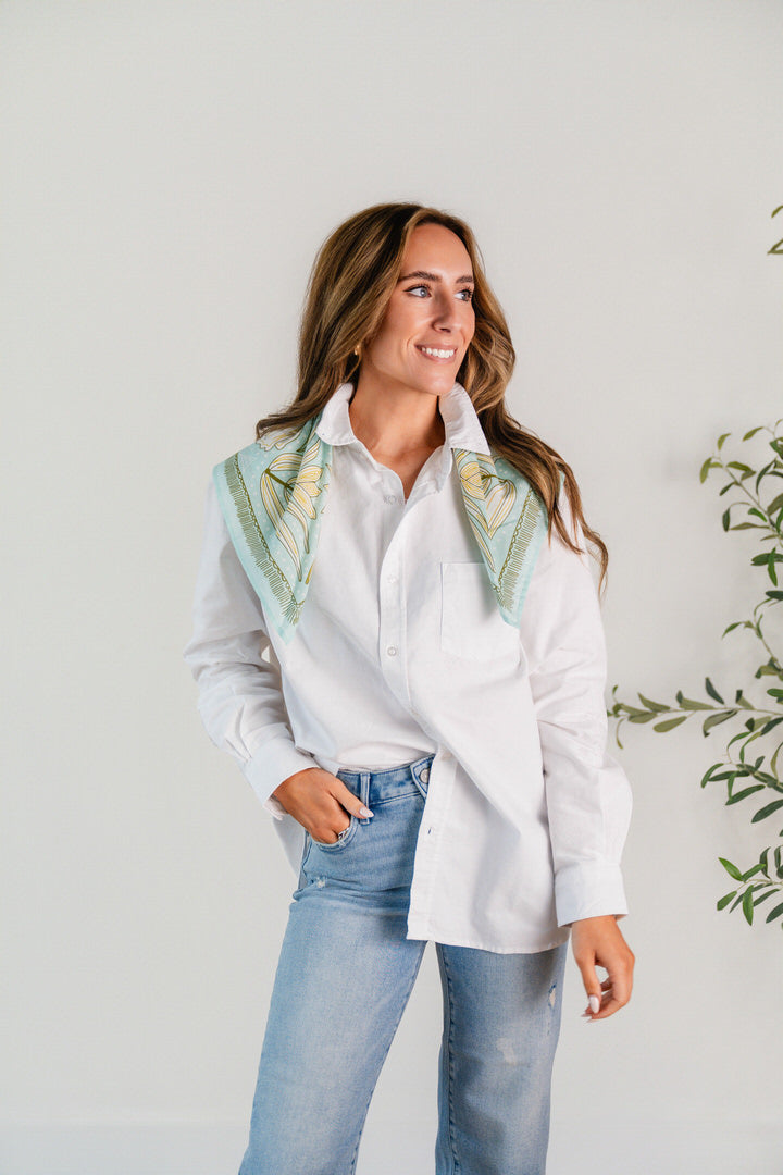 White Classic Button Down