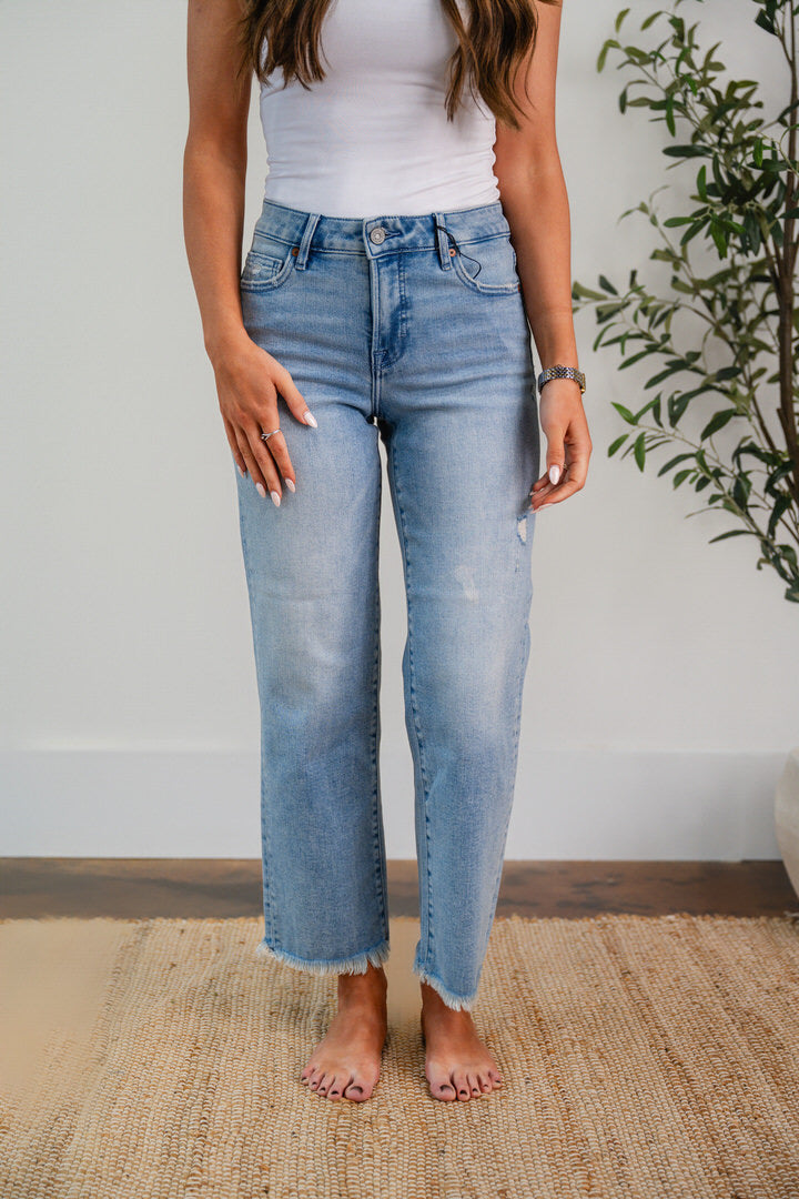 Ella Mid Rise Cropped