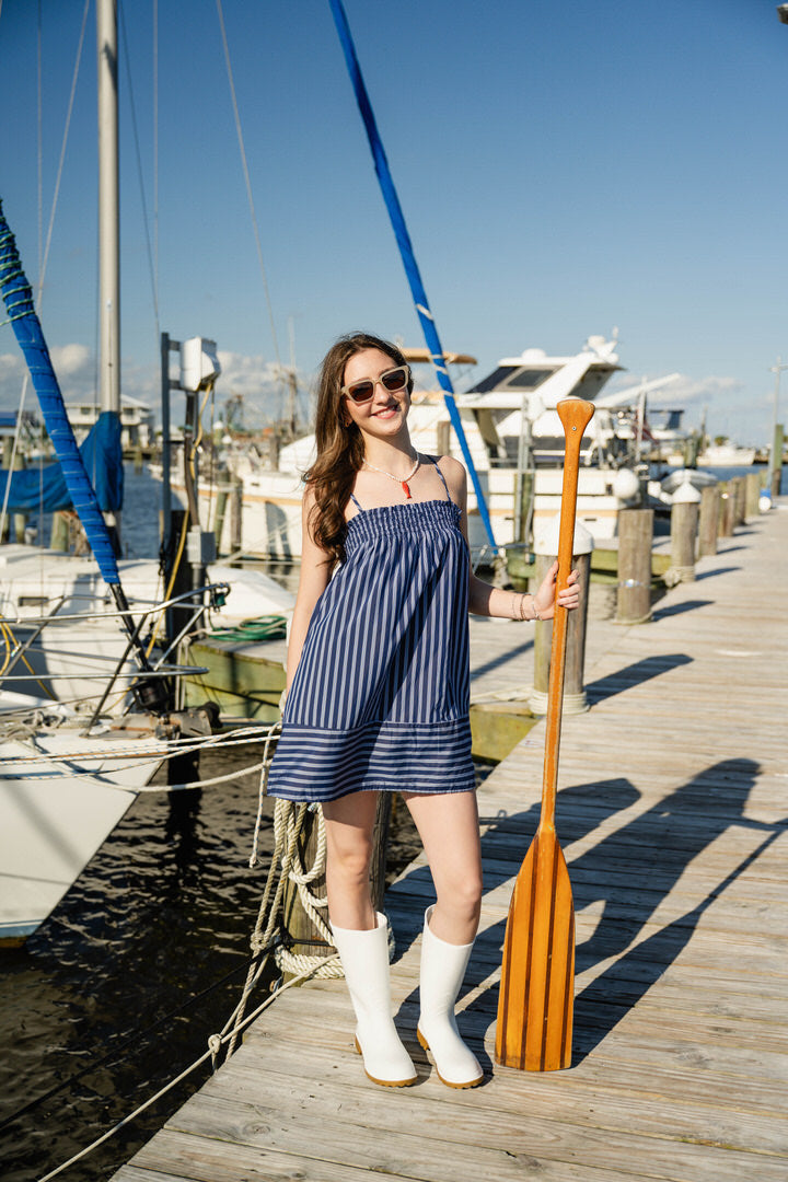 STRIPE MINI DRESS