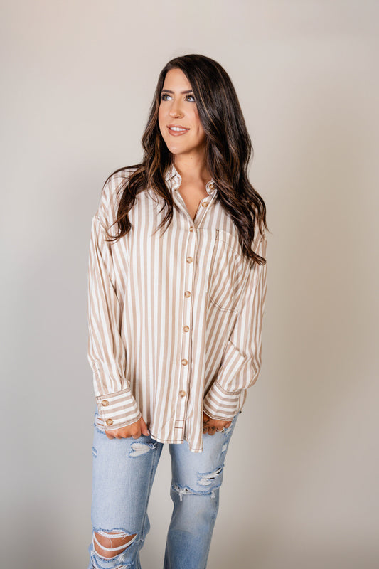 STRIPE BUTTON DOWN