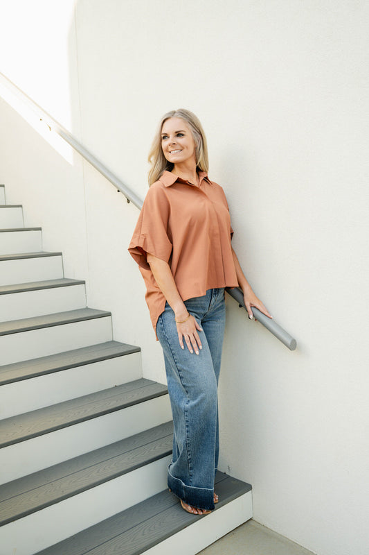 RELAXED SHORT SLEEVE SHIRT