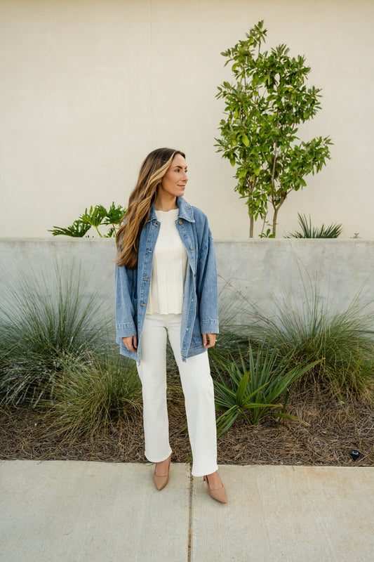 Boxy Cut Denim Jacket