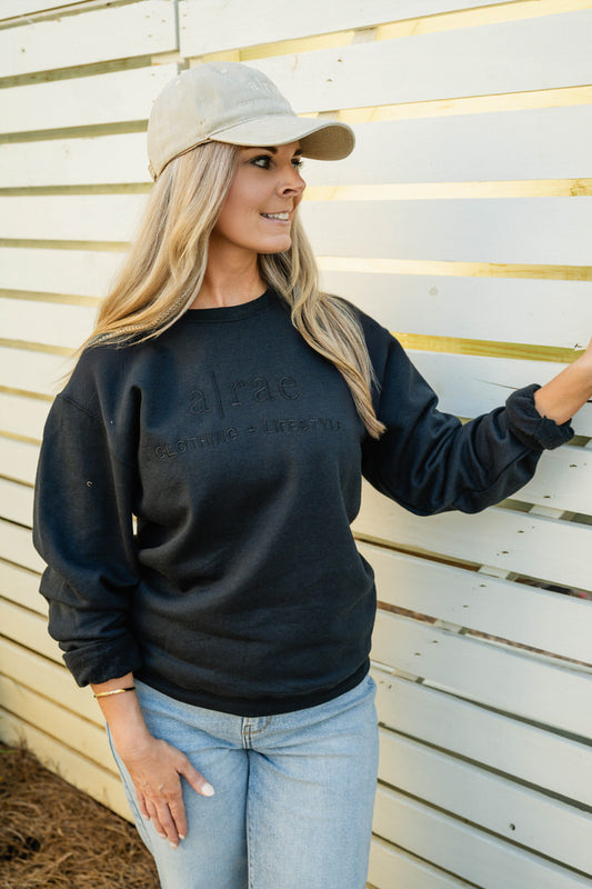 a|rae embroidered sweatshirt