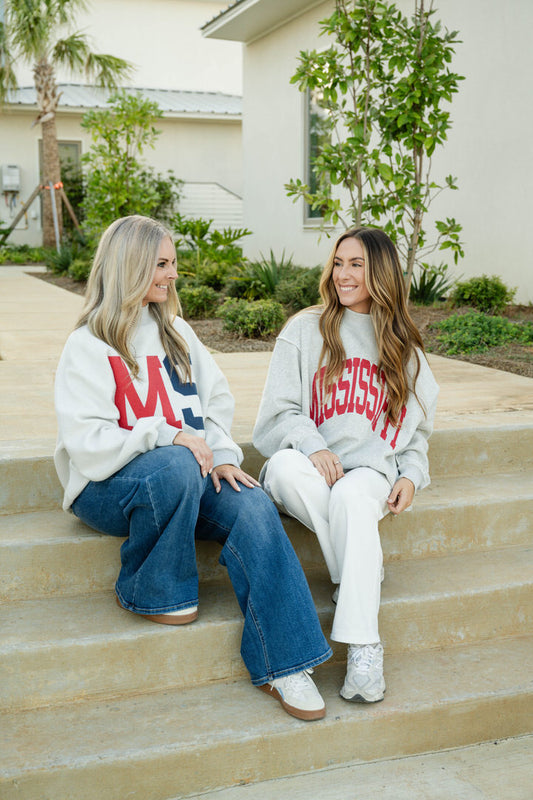 MISSISSIPPI & MS Reversible Sweatshirt