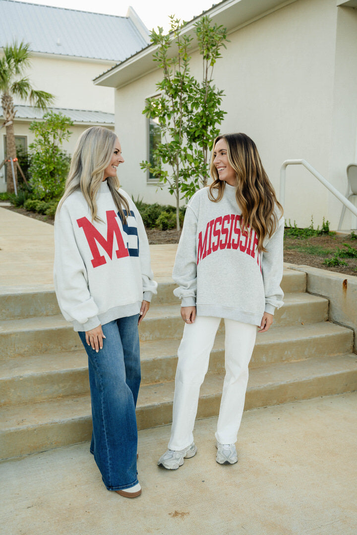 MISSISSIPPI & MS Reversible Sweatshirt