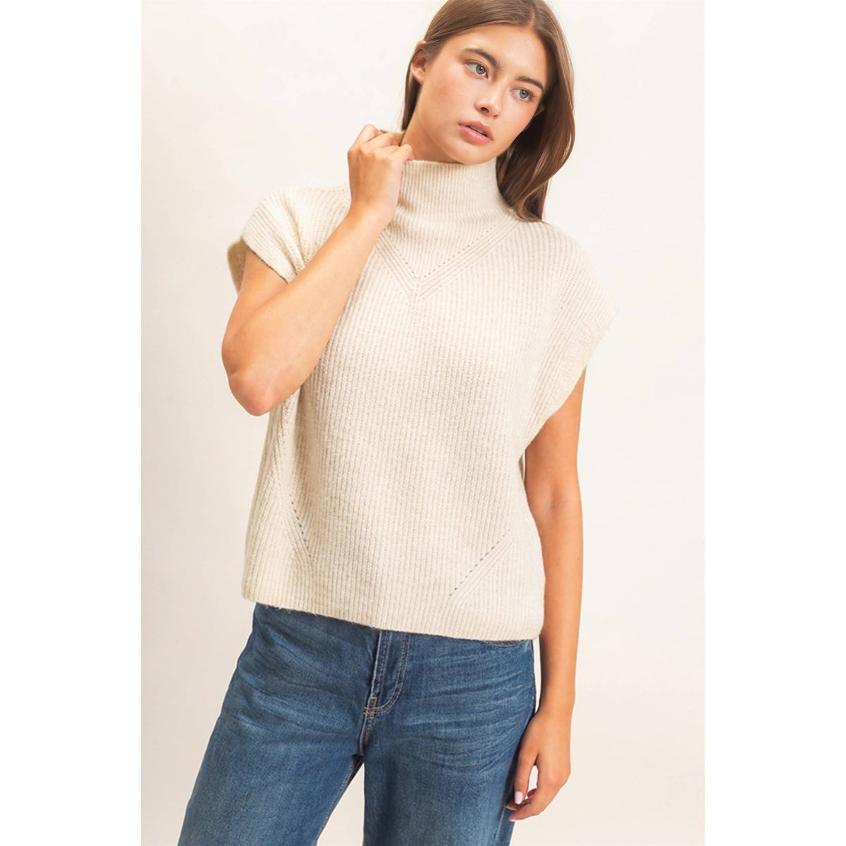 High Neck Sweater