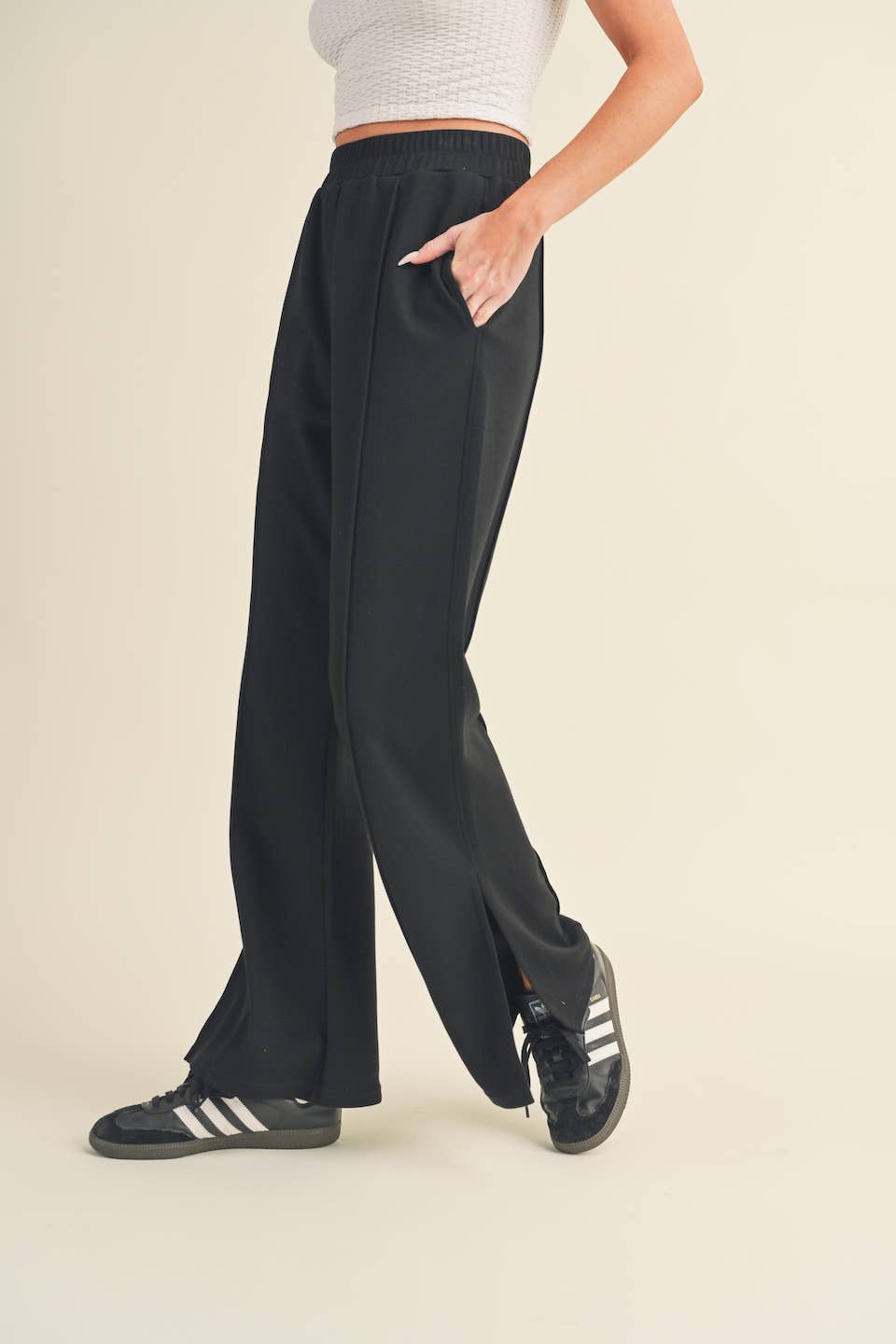 Super Soft Wide Leg Scuba Pants