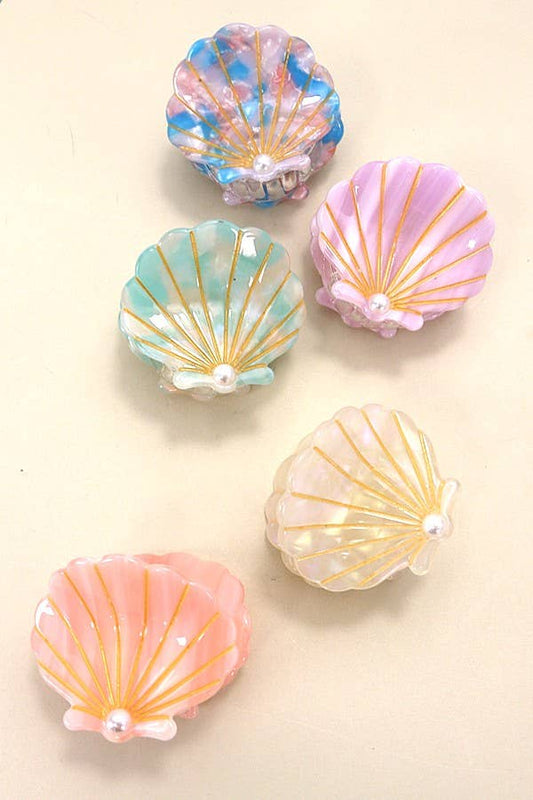 SEASHELL HAIR CLIPS