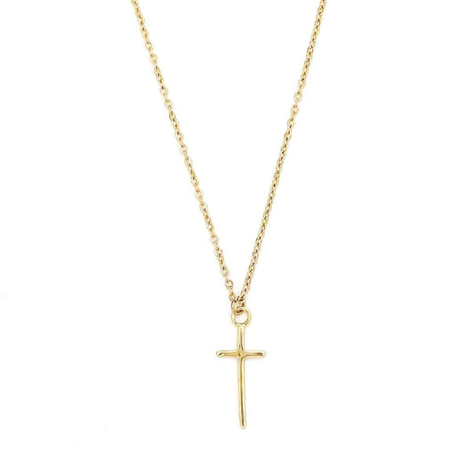 Lydia Gold Cross Necklace