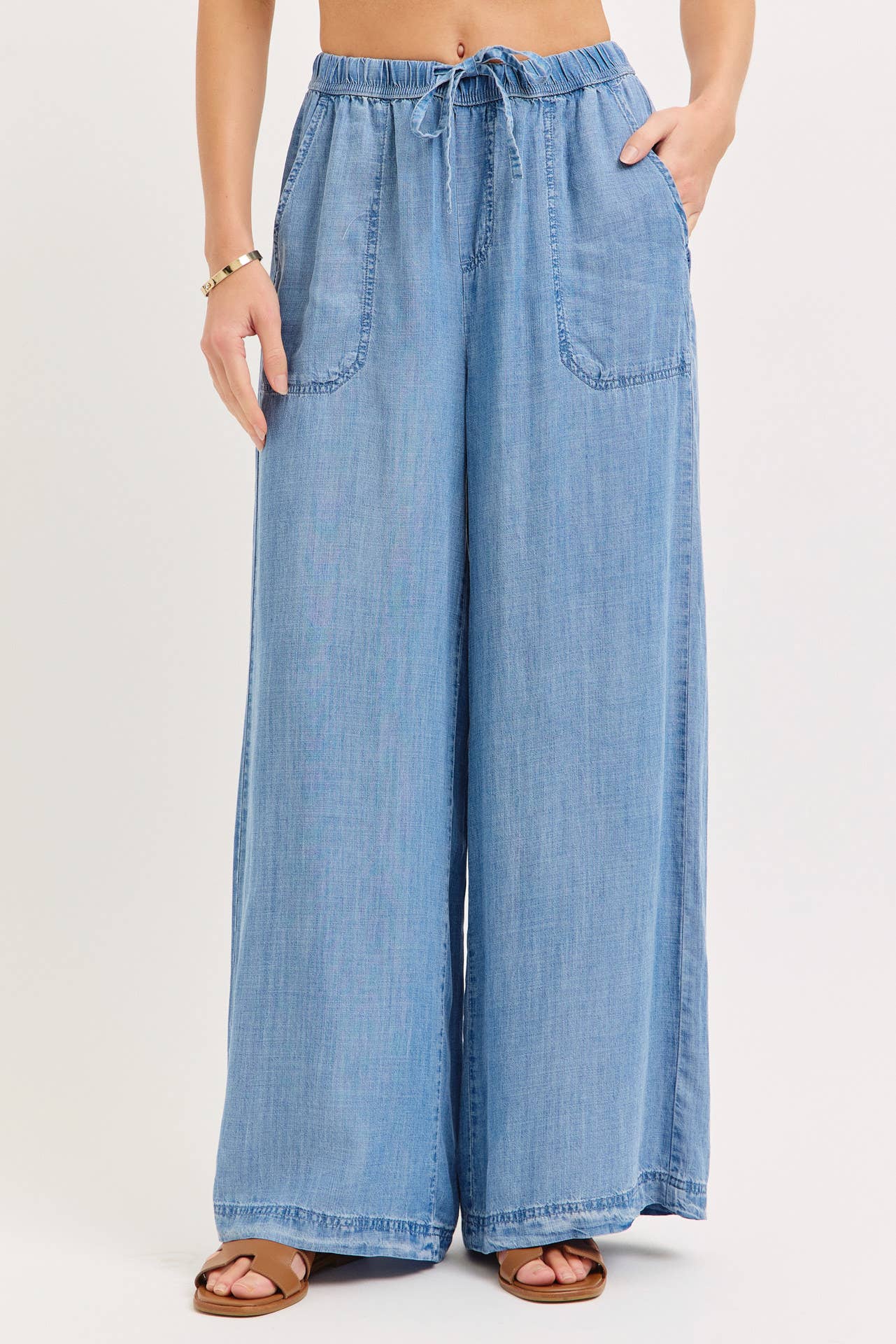 Palazzo Denim Pants
