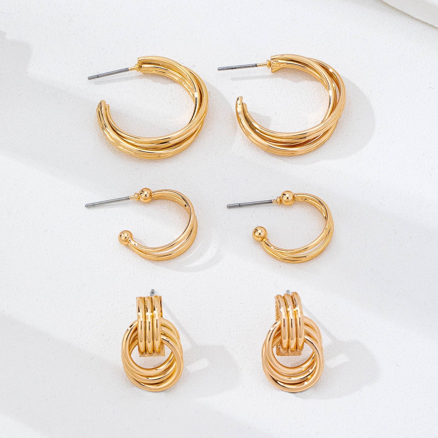 Multi-Line Earring Set