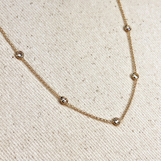 Bezel Necklace