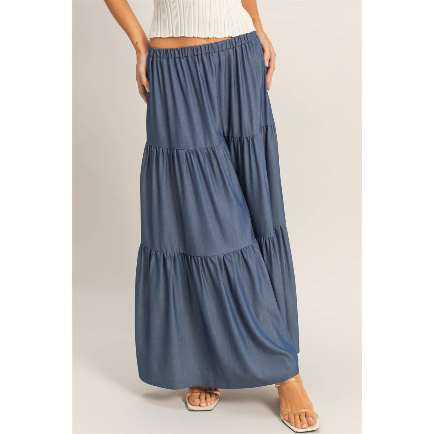 Elastic Waist Skirt
