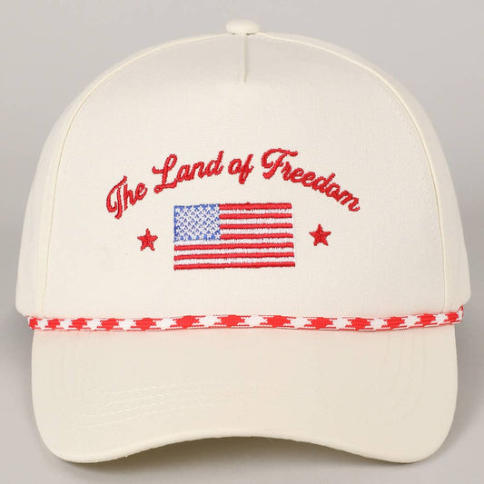 The Land of Freedom Flag Trucker Hat