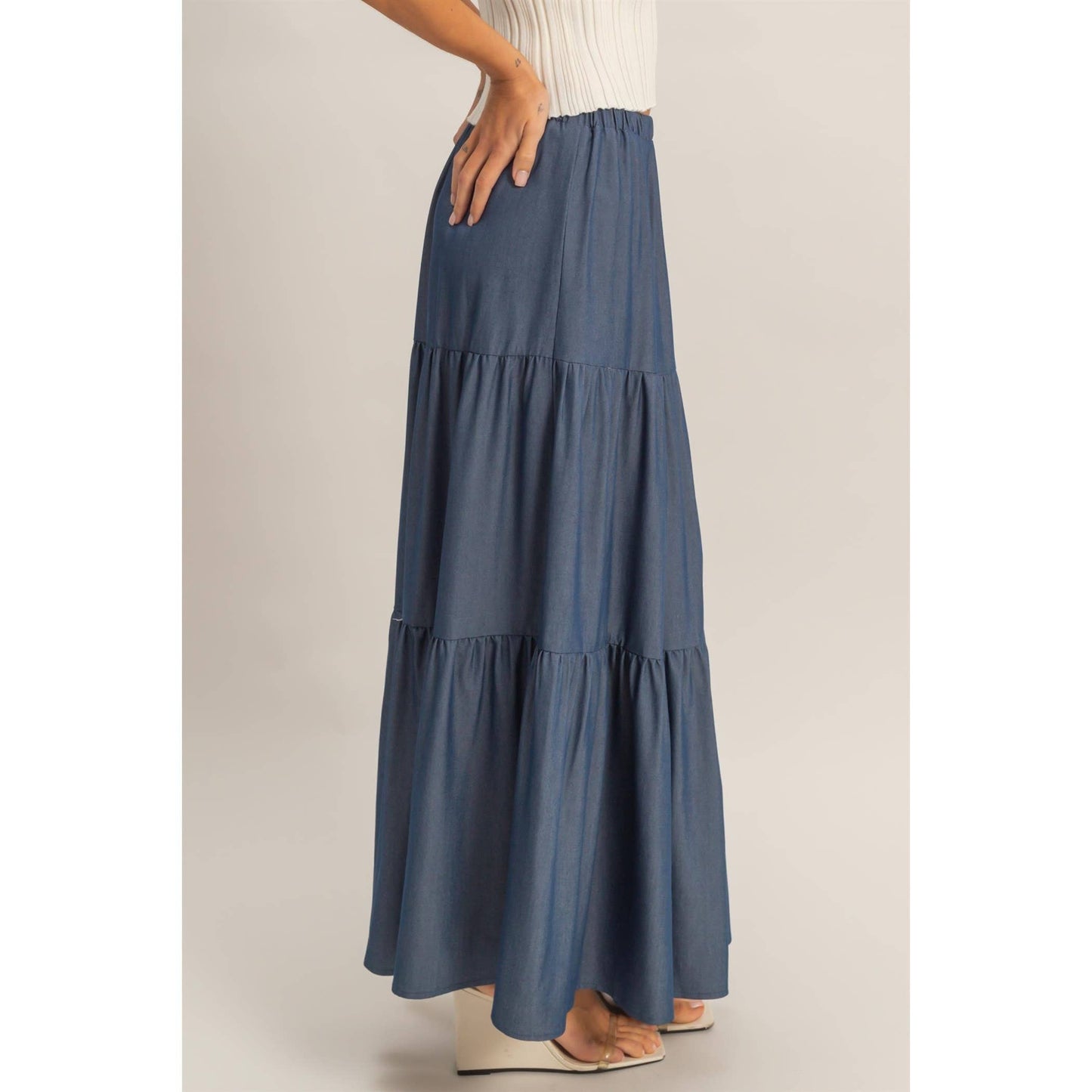 Elastic Waist Skirt
