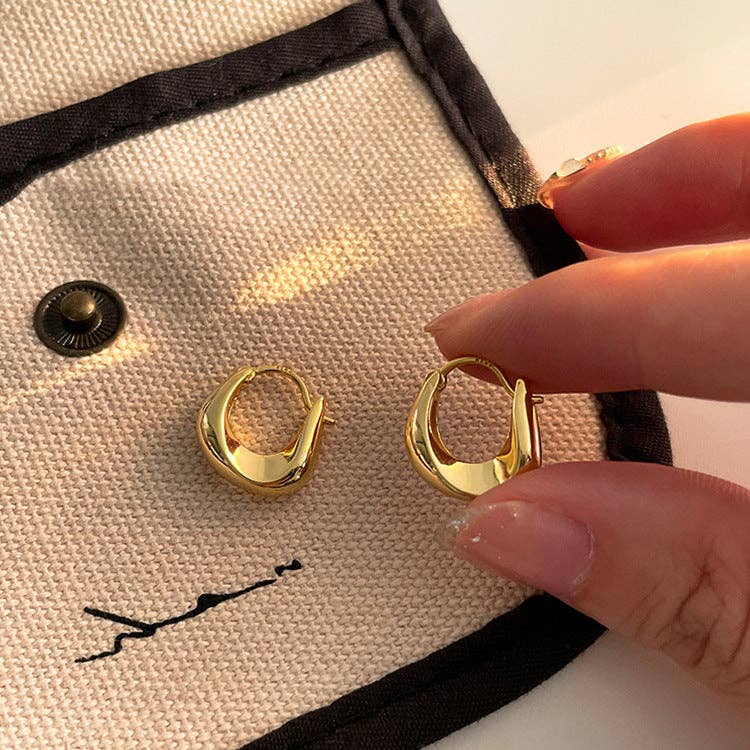 Gold Hoop Earring
