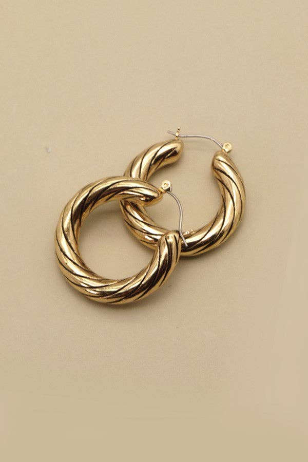 CLASSIC ANTIQUE HOOP EARRINGS