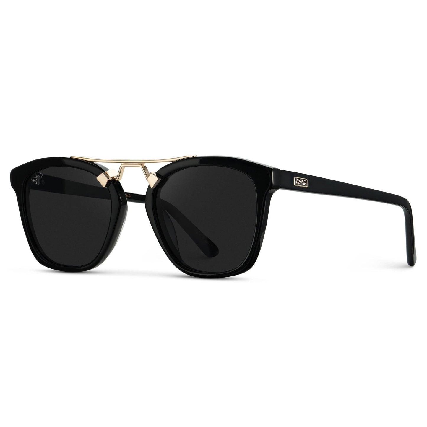 Demi -  Sunglasses: Black / Black Lens