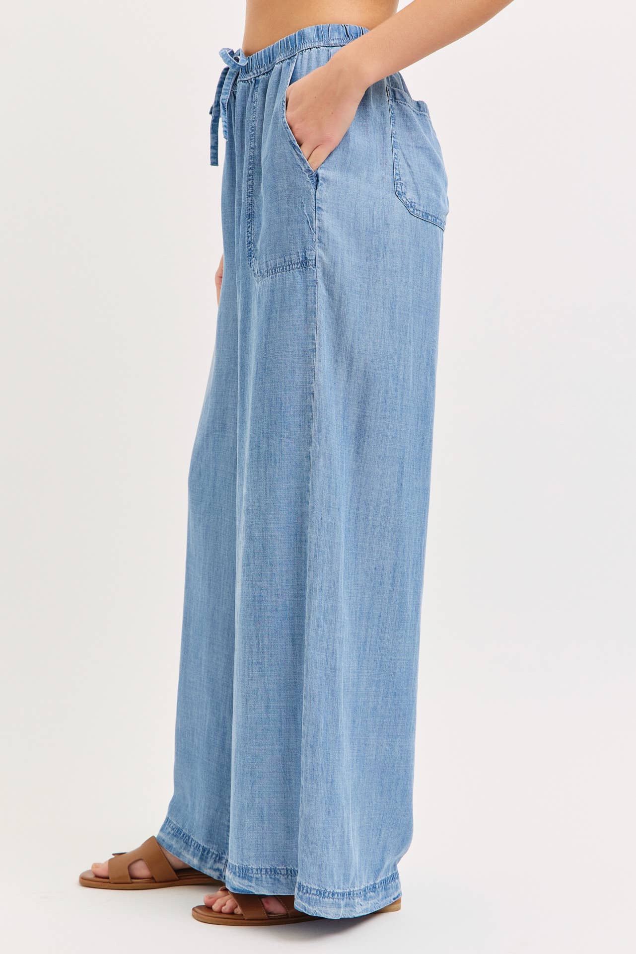 Palazzo Denim Pants