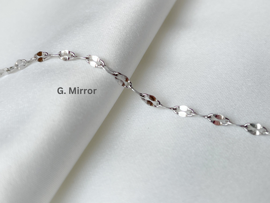 Mirror Silver Necklace