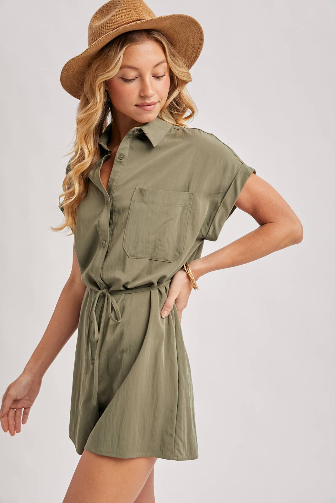Olive Romper