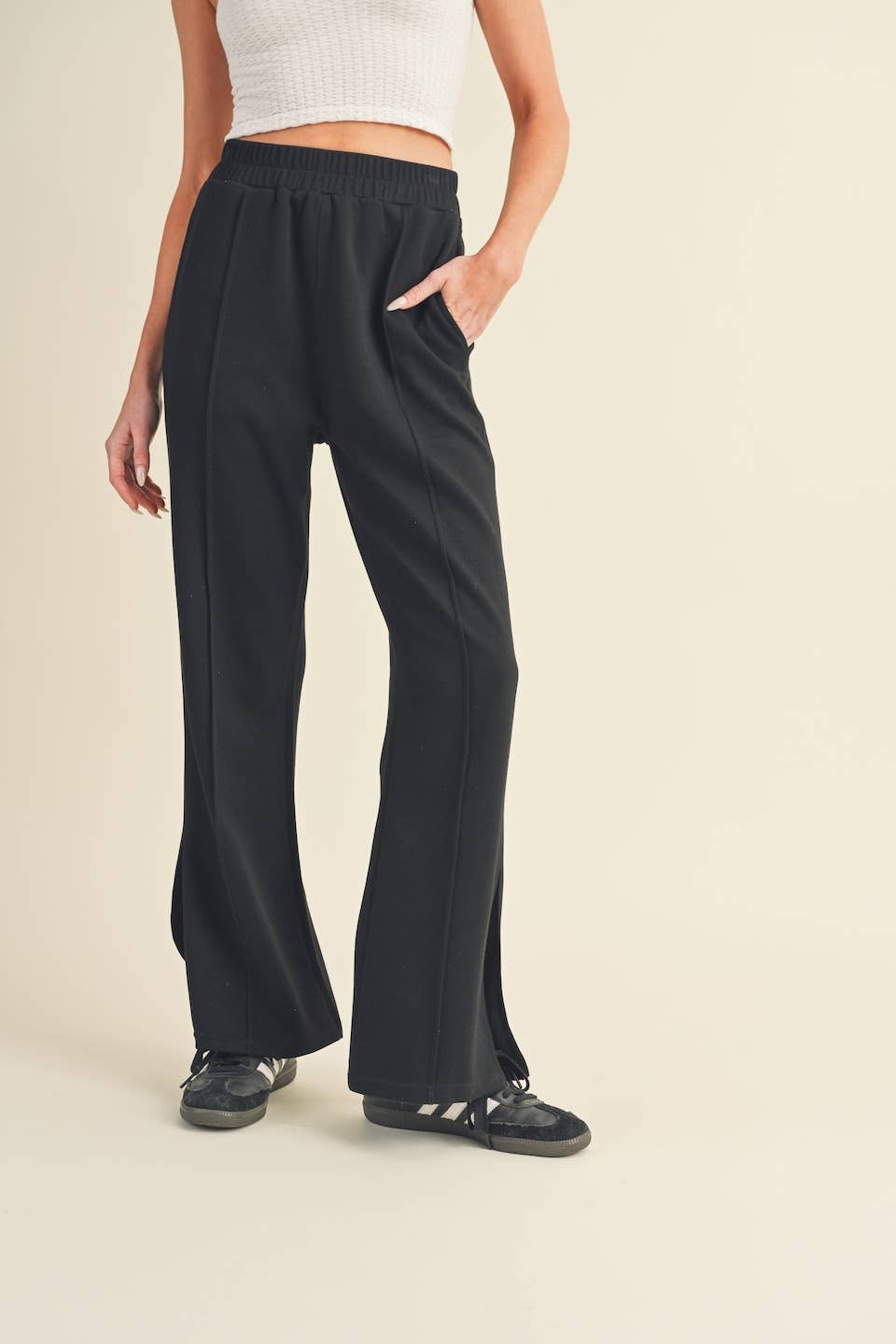 Super Soft Wide Leg Scuba Pants